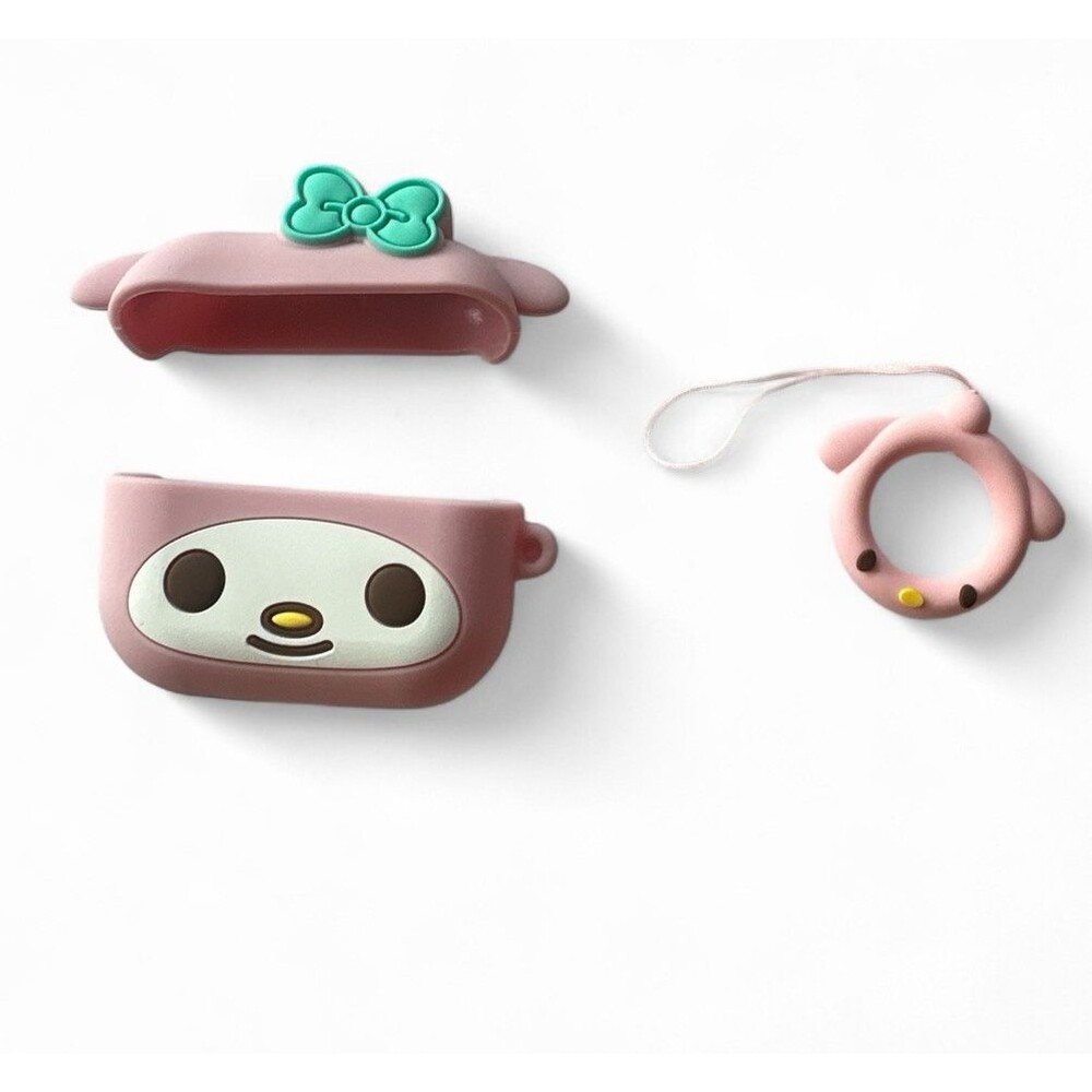 Silicone My Melody Airpod Protective Case for Pro & Pro 2 Pink Cover